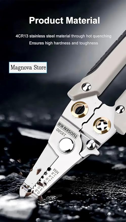 Special Wire Stripper and Cutter for Electrician - Decrustation Pliers, Multi-functional Tool