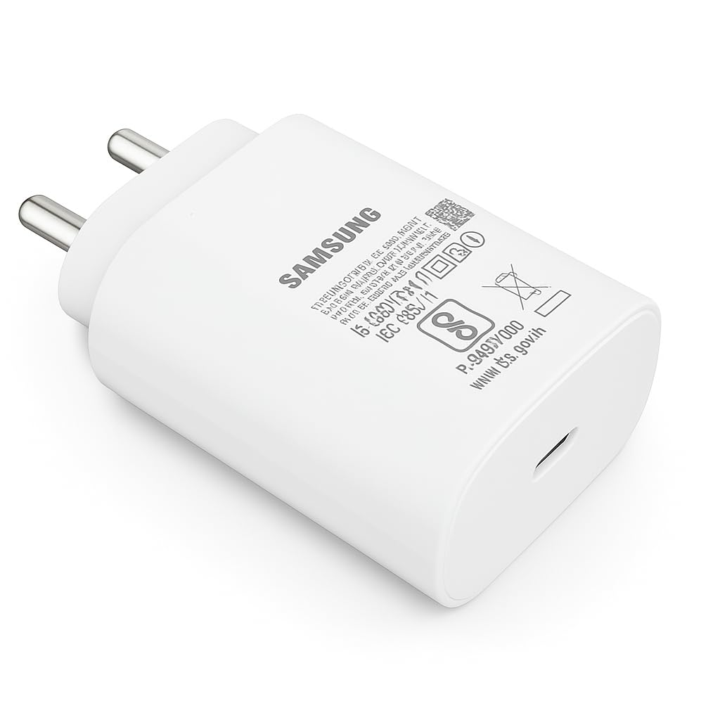 25W Type-C PD 3A Fast Charging Adapter Compatible with A17|A36|A55|A16|M36|M35|M07|M17|M05|M06|F36|F56|F06|F05|Tablet & Other 25Watt USB C Superfast Charge Charger|Travel Adaptor-White