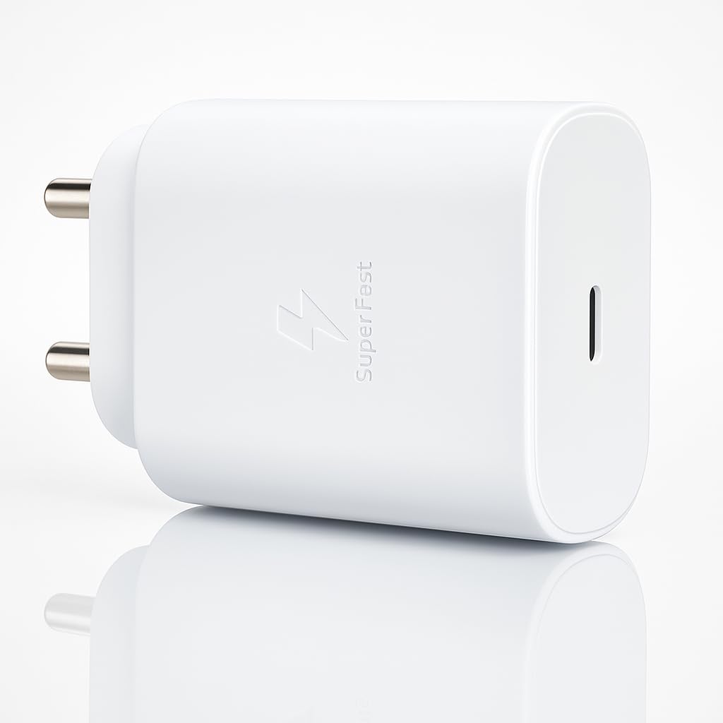 25W Type-C PD 3A Fast Charging Adapter Compatible with A17|A36|A55|A16|M36|M35|M07|M17|M05|M06|F36|F56|F06|F05|Tablet & Other 25Watt USB C Superfast Charge Charger|Travel Adaptor-White