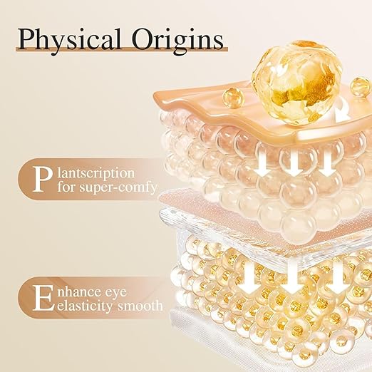 Under Eye Patches - 60 Pcs - 24K Gold Eyes Mask- Puffy Eye & Dark Circles Treatments,Reduce Under Eye Bags and Smooth Wrinkles, Skin Care Pads | Hydrogel Patch Mask Eyes Treatment for Dryness Relief.