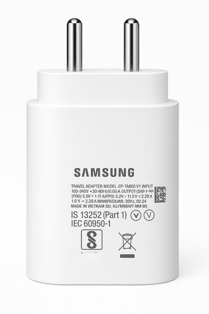 25W Type-C PD 3A Fast Charging Adapter Compatible with A17|A36|A55|A16|M36|M35|M07|M17|M05|M06|F36|F56|F06|F05|Tablet & Other 25Watt USB C Superfast Charge Charger|Travel Adaptor-White