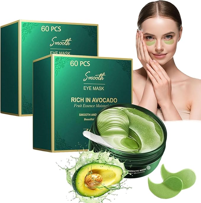 60 Pcs Aloe Vera Under Eye Patches, 30 Pairs Undereye Mask for Dark Circles Puffy Eyes Treatment, Collagen Gel Pads Hydrating for Eye Bags Puffiness Wrinkle, Women Men Beauty Skin Care Products (Eye Mask Aloe Vera) Brand: Oaklee