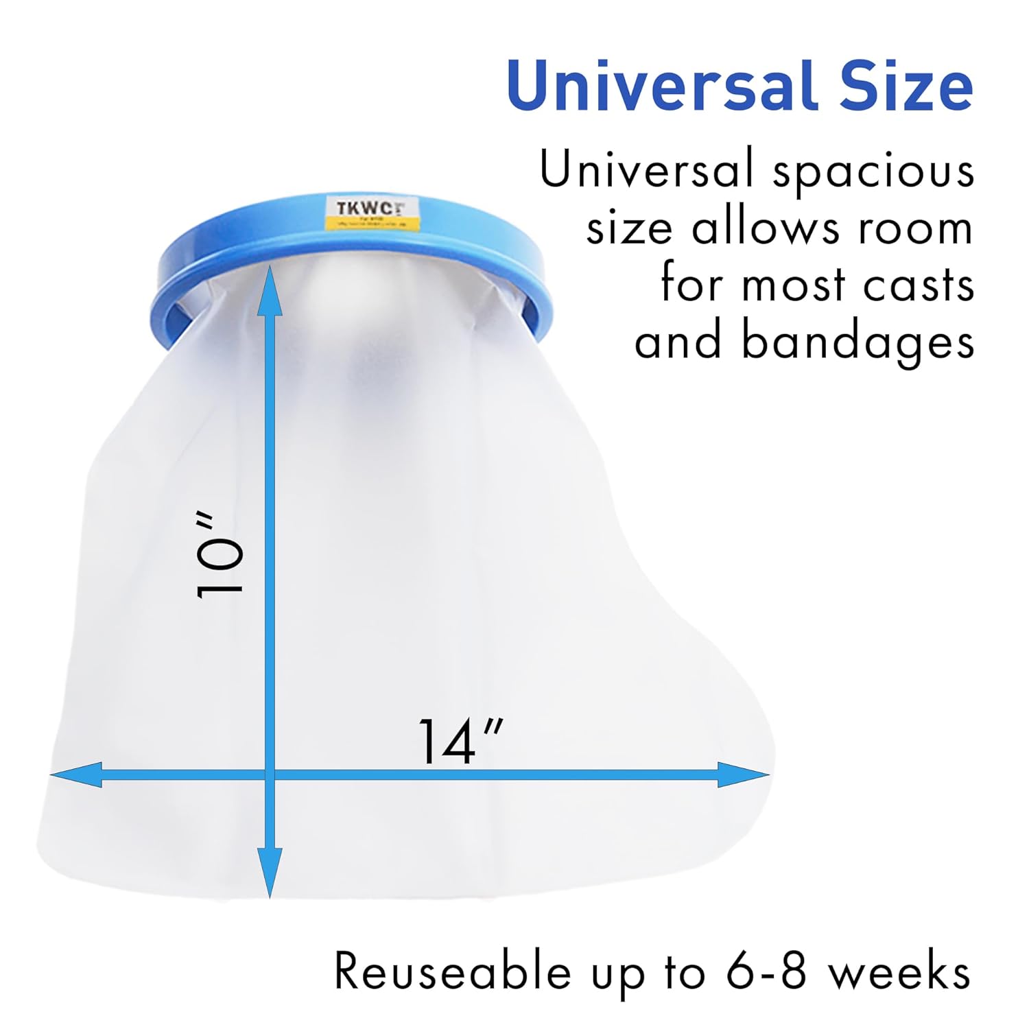 Foot & Ankle - Water Proof Foot Cast Cover for Shower by TKWC