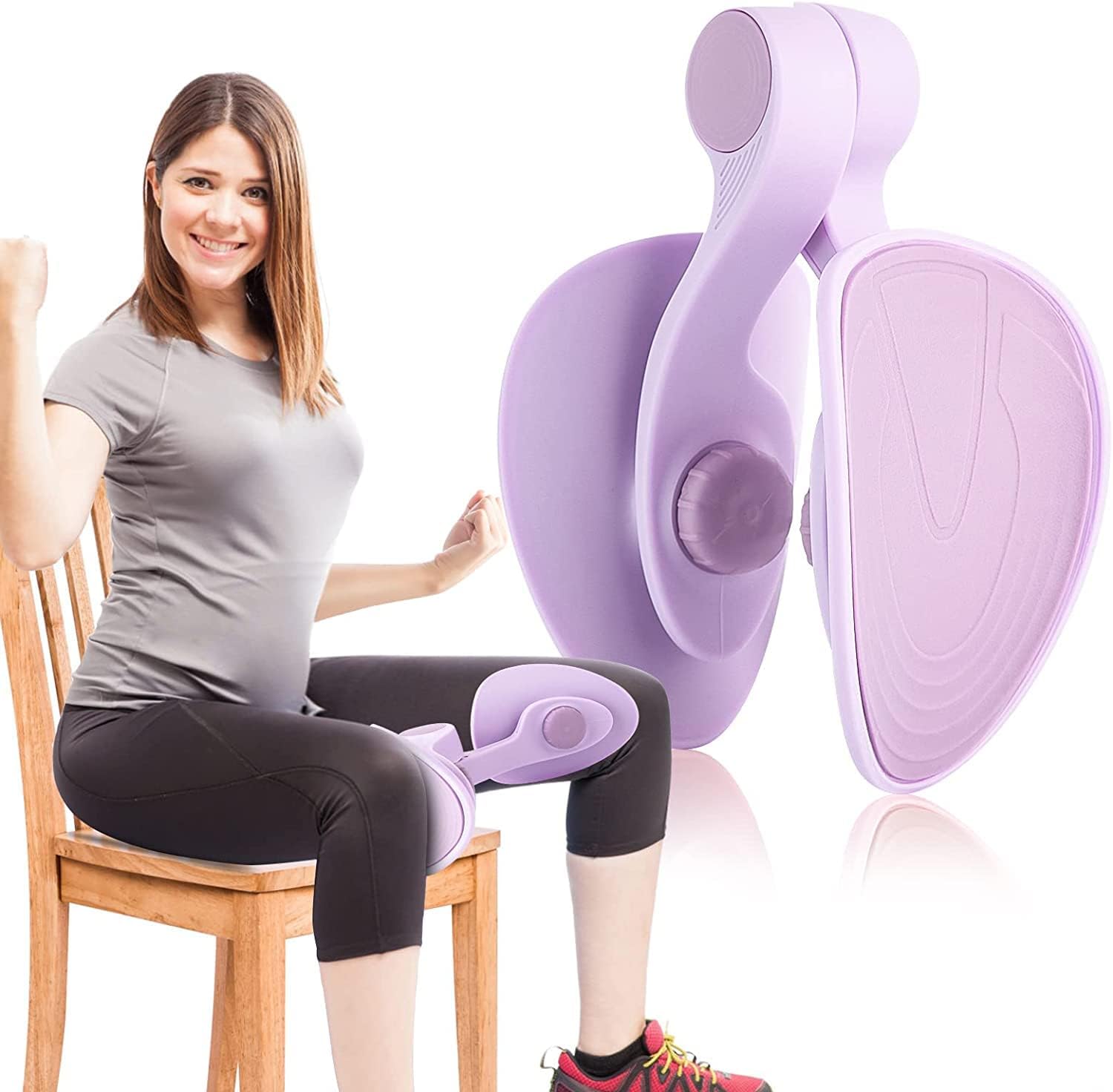 Thigh Master and Inner Thigh Exercise Equipment | Pelvic Floor Exerciser Device | Training Tool | for Home, Gym, Fitness, Workout, Stretcher | for Men & Women (Multicolors)