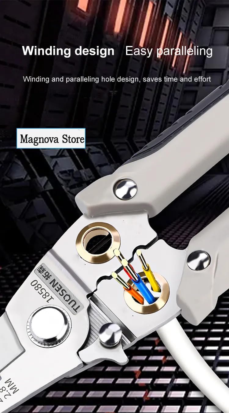 Special Wire Stripper and Cutter for Electrician - Decrustation Pliers, Multi-functional Tool