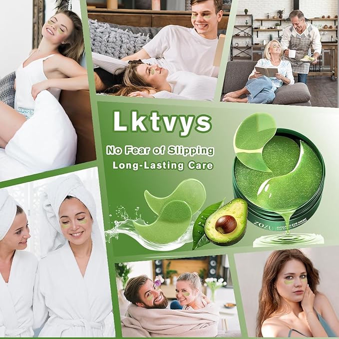 60 Pcs Aloe Vera Under Eye Patches, 30 Pairs Undereye Mask for Dark Circles Puffy Eyes Treatment, Collagen Gel Pads Hydrating for Eye Bags Puffiness Wrinkle, Women Men Beauty Skin Care Products (Eye Mask Aloe Vera) Brand: Oaklee