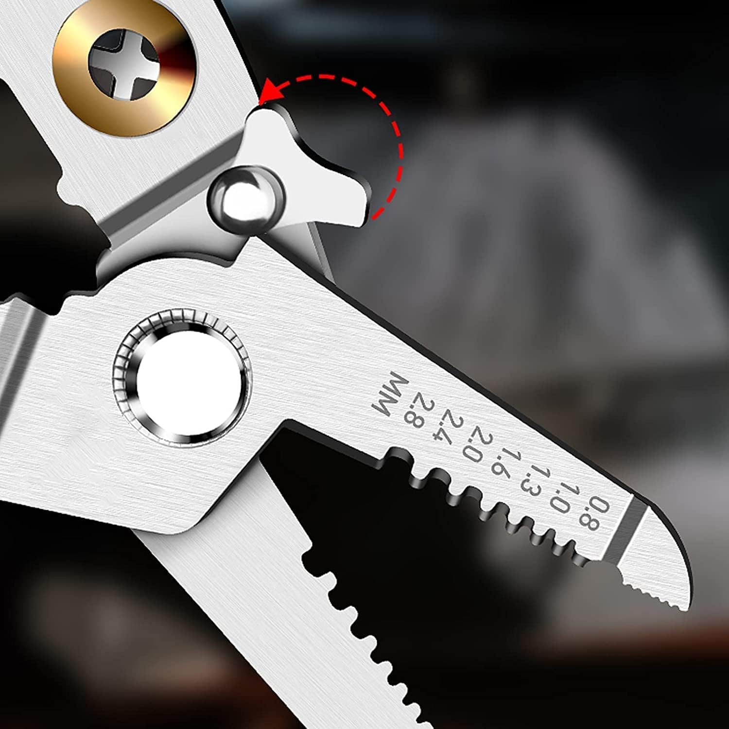 Special Wire Stripper and Cutter for Electrician - Decrustation Pliers, Multi-functional Tool