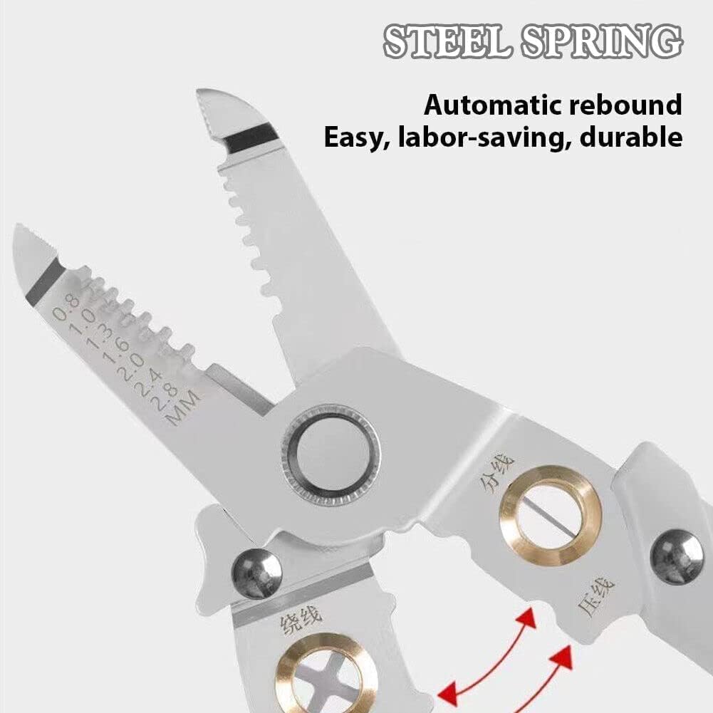 Special Wire Stripper and Cutter for Electrician - Decrustation Pliers, Multi-functional Tool